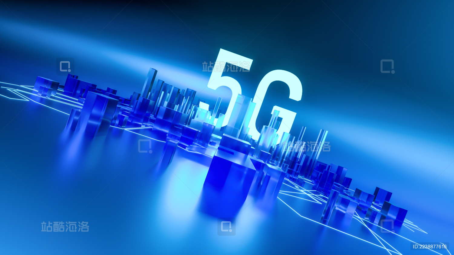 5g网络技术科技概念海报