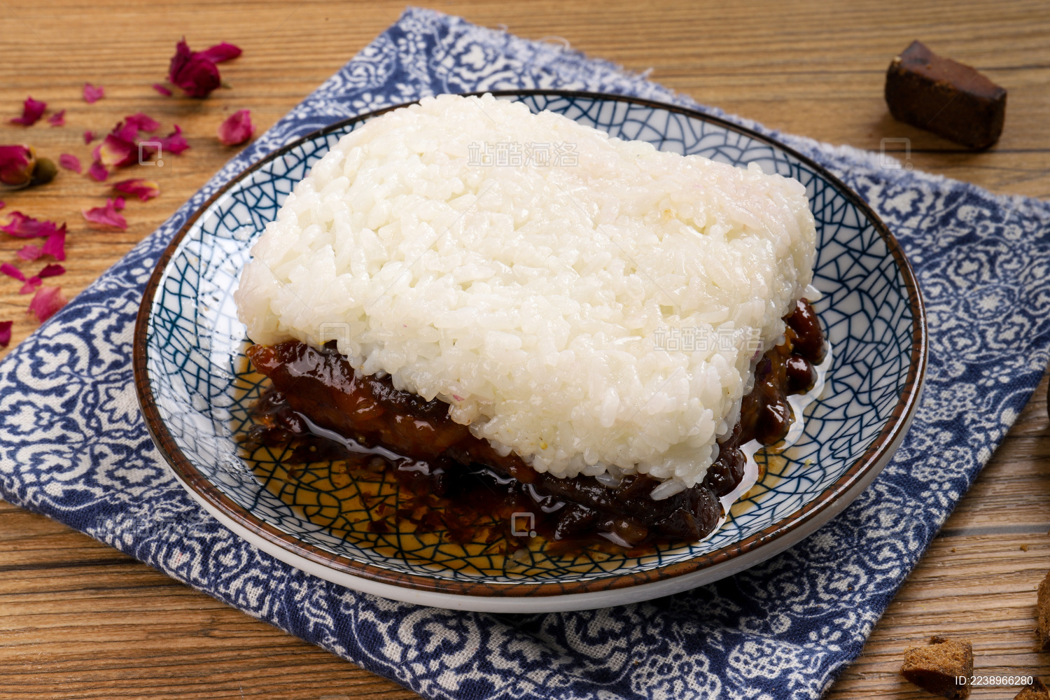 陕西特产小吃甜饭晋糕