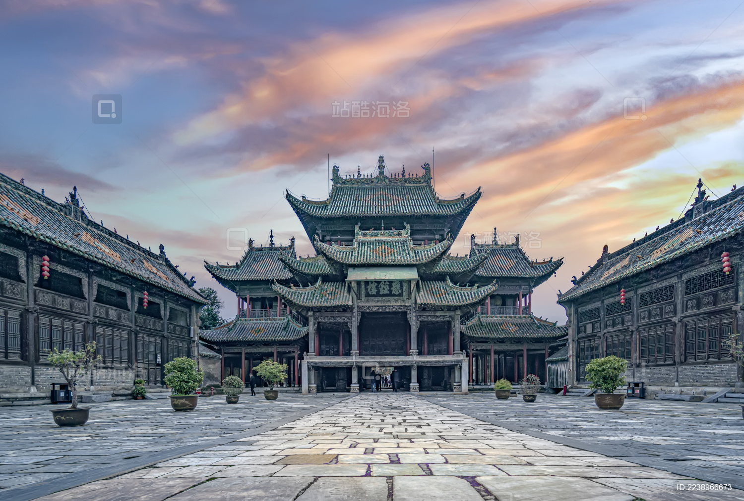 中国河南南阳市社旗县山陕会馆古建筑