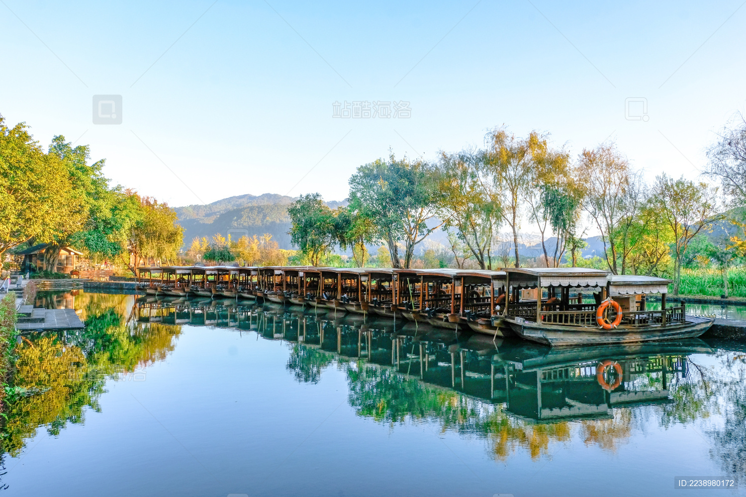 中国云南腾冲和顺古镇的美景