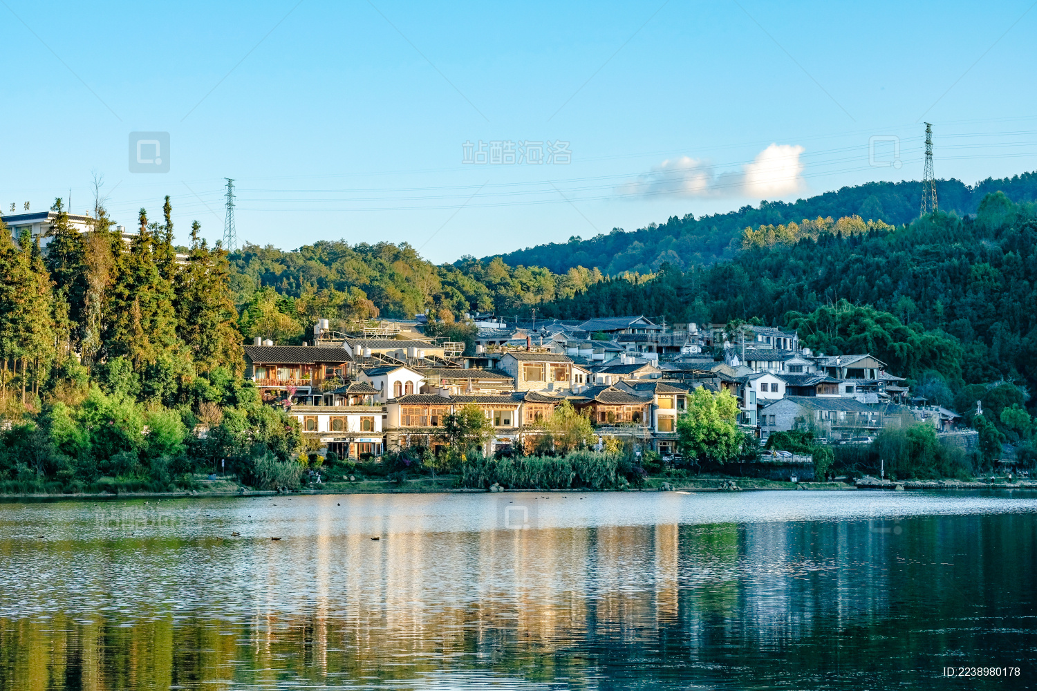 中国云南腾冲和顺古镇的美景