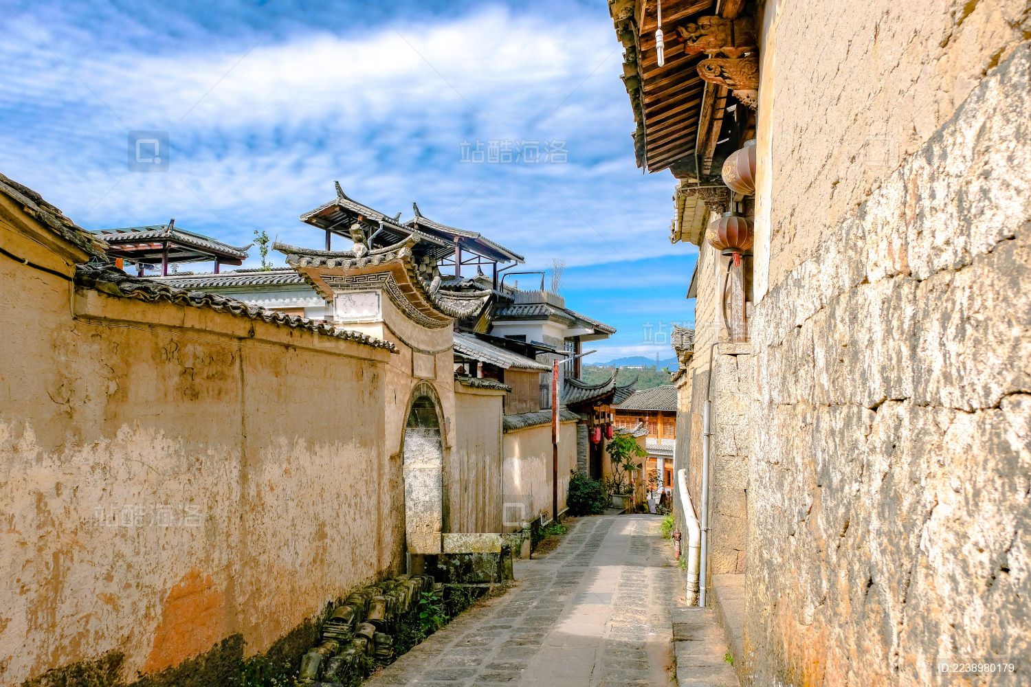 中国云南腾冲和顺古镇的美景