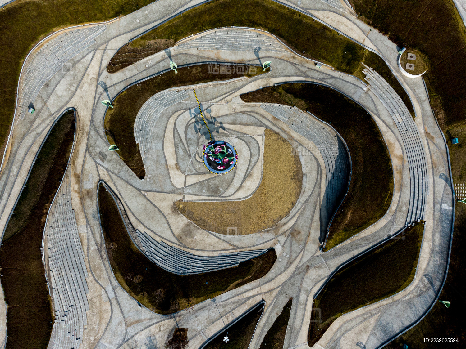 俯视青岛世界园艺博览会主会场