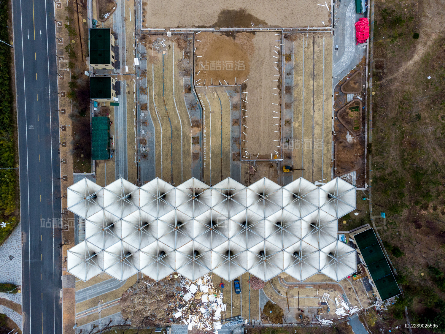 俯视青岛世界园艺博览会主会场