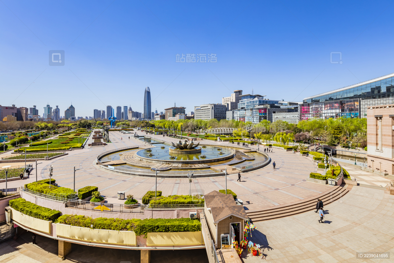 济南泉城广场荷花音乐喷泉