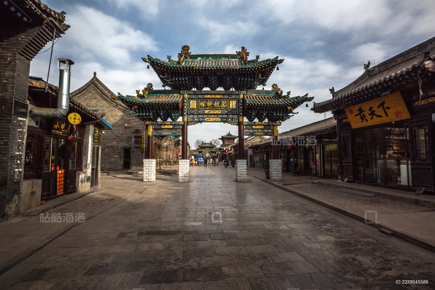 中国山西平遥古城风光