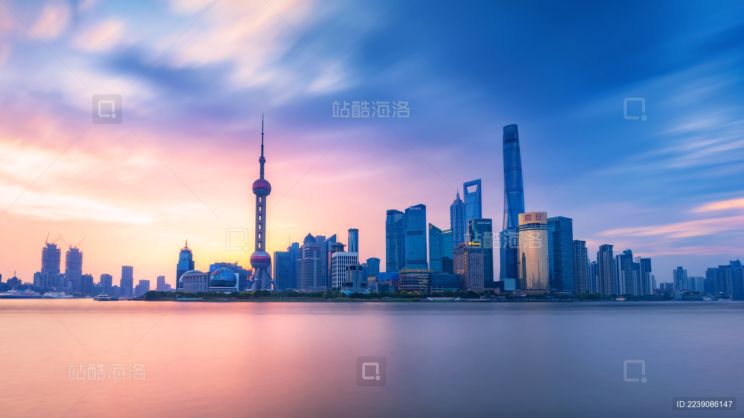 中国上海城市风光