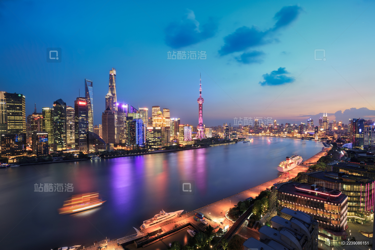 中国上海城市风光