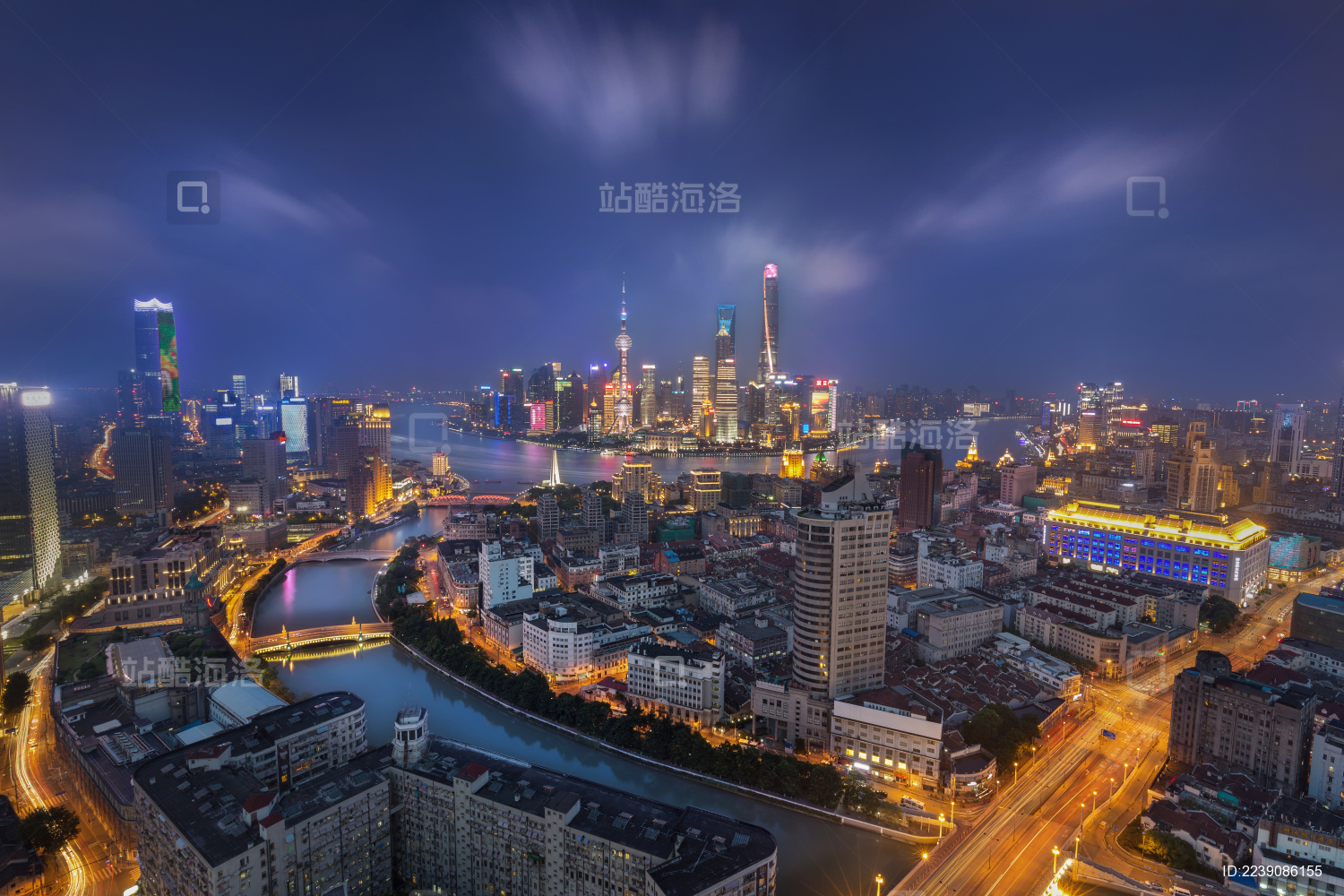 中国上海城市风光