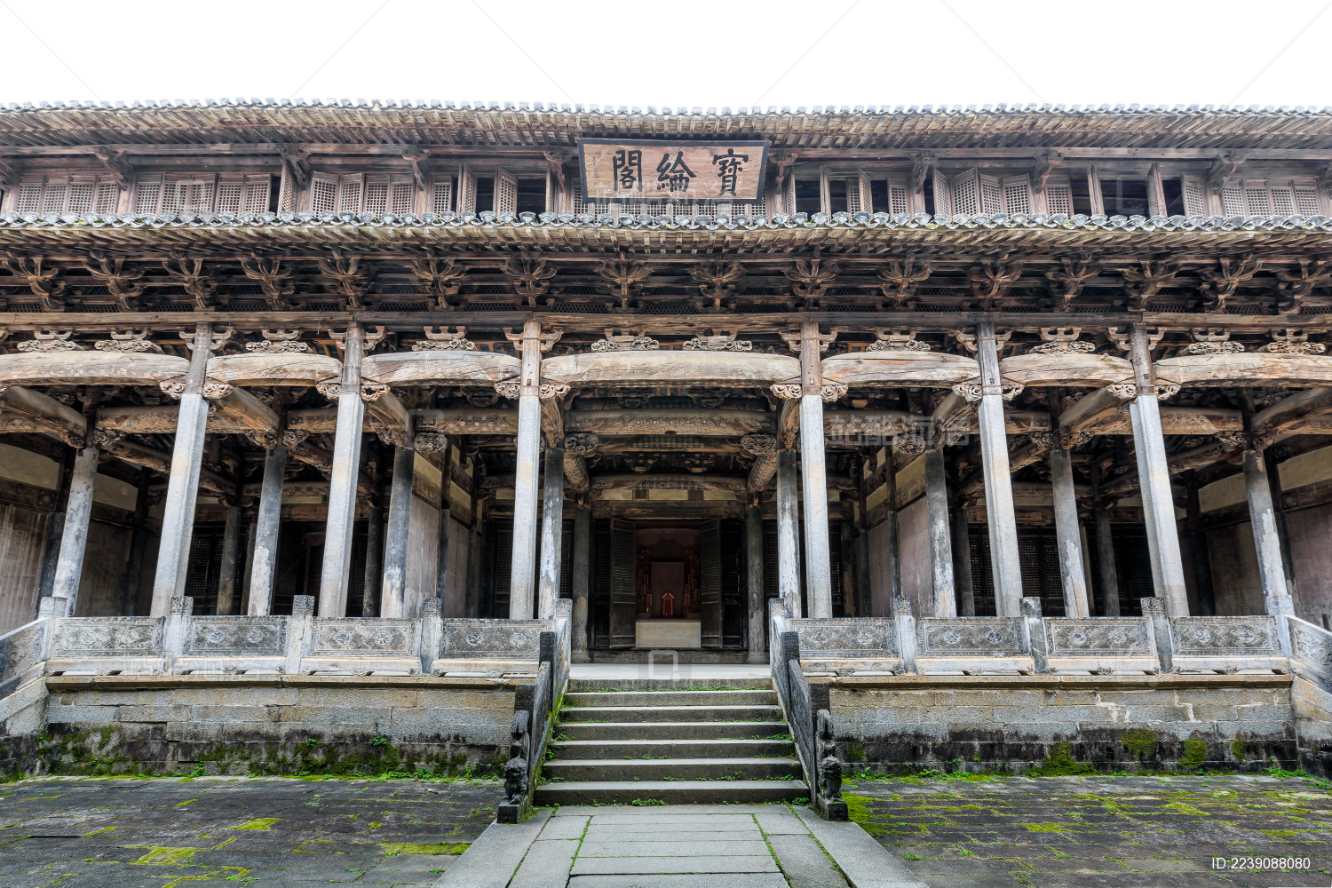 中国安徽省徽州区呈坎古村罗东舒祠宝伦阁