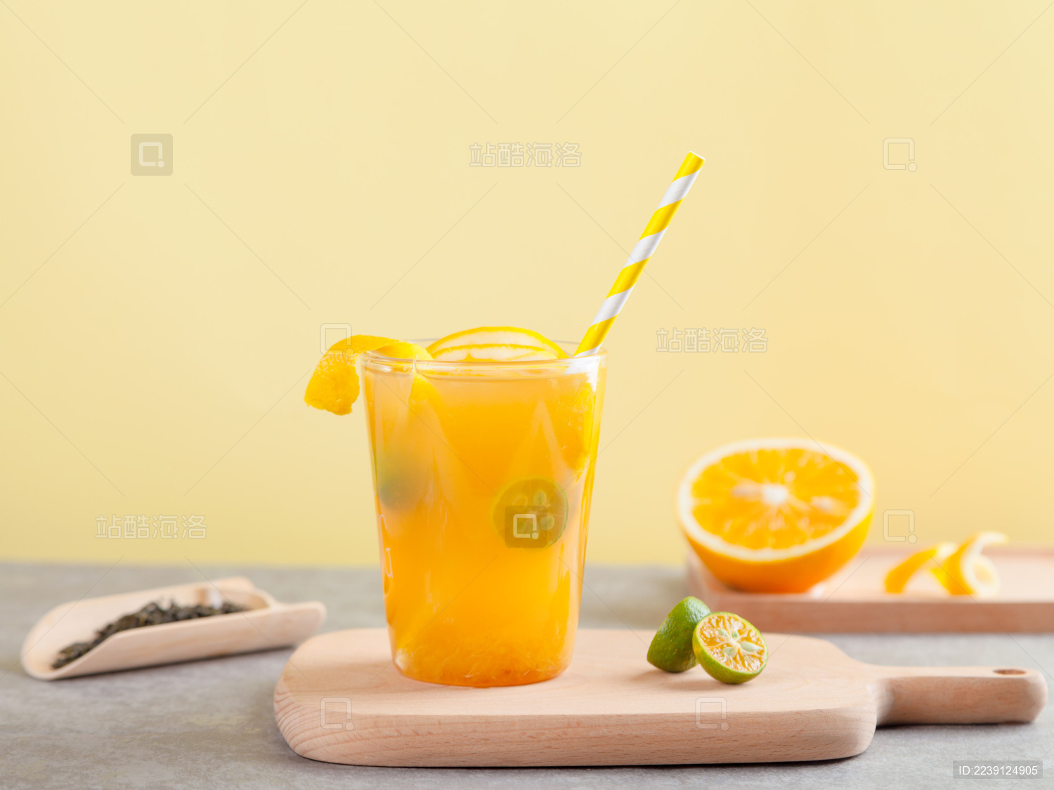 橙子红茶,橙子绿茶_大山谷图库