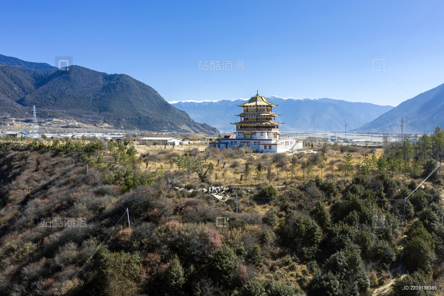 中国西藏林芝尼洋阁建筑风格