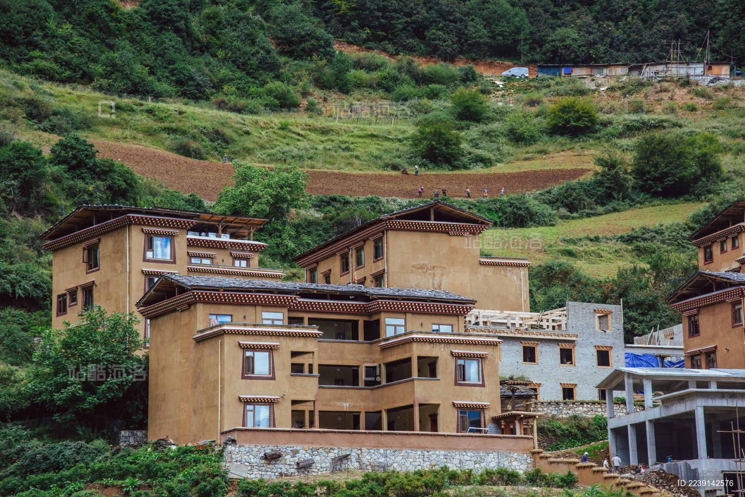 中国云南香格里拉巴拉村 位于巴拉格宗景区