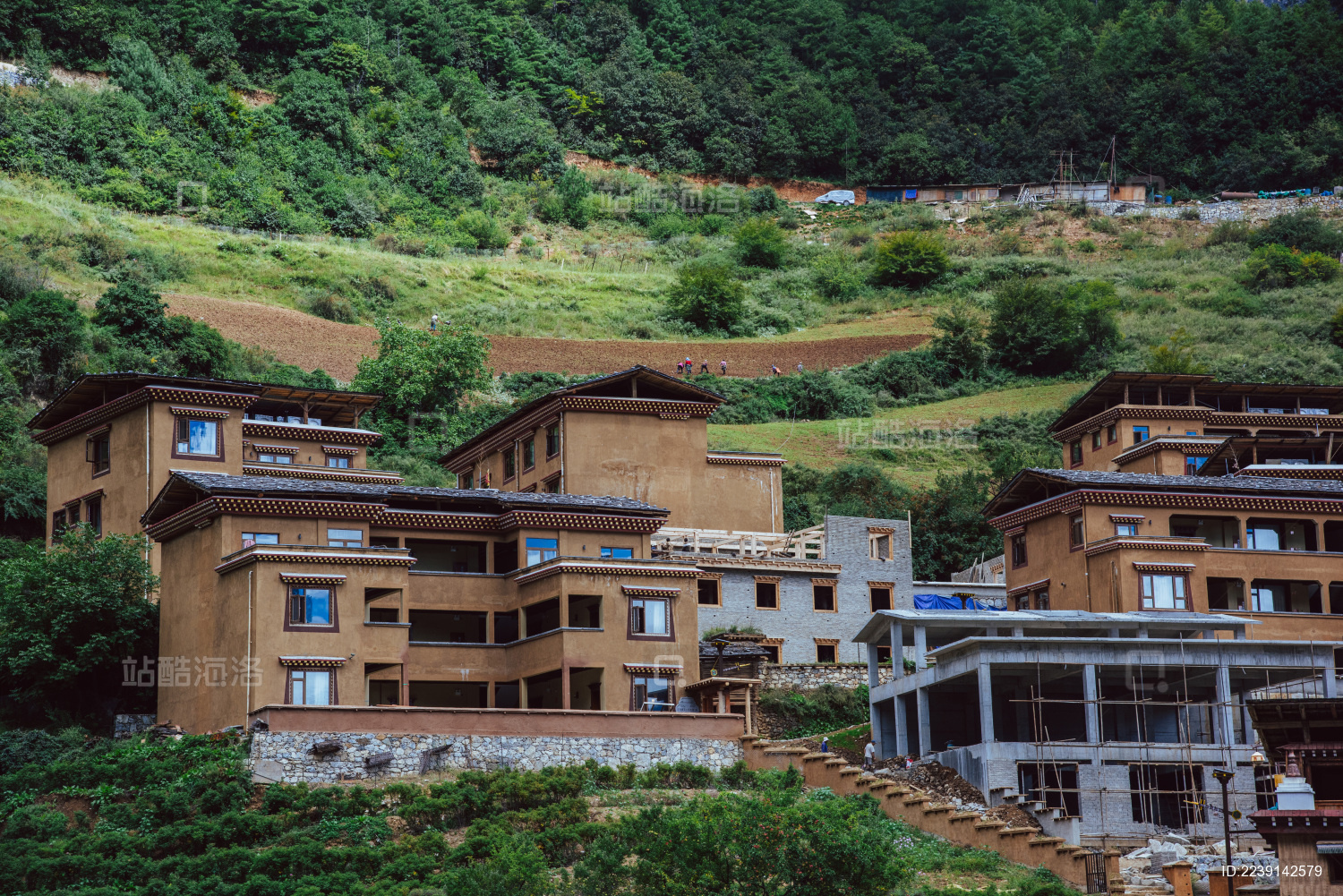 中国云南香格里拉巴拉村 位于巴拉格宗景区