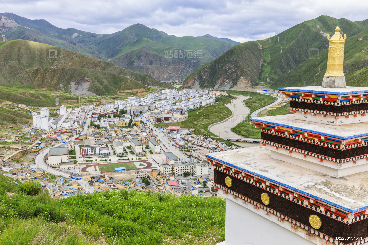 中国青海玉树嘎结古寺藏传佛教