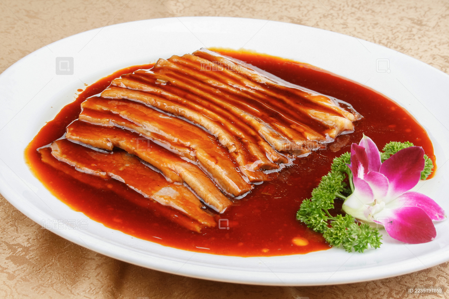 中餐美食-热菜-扒口条