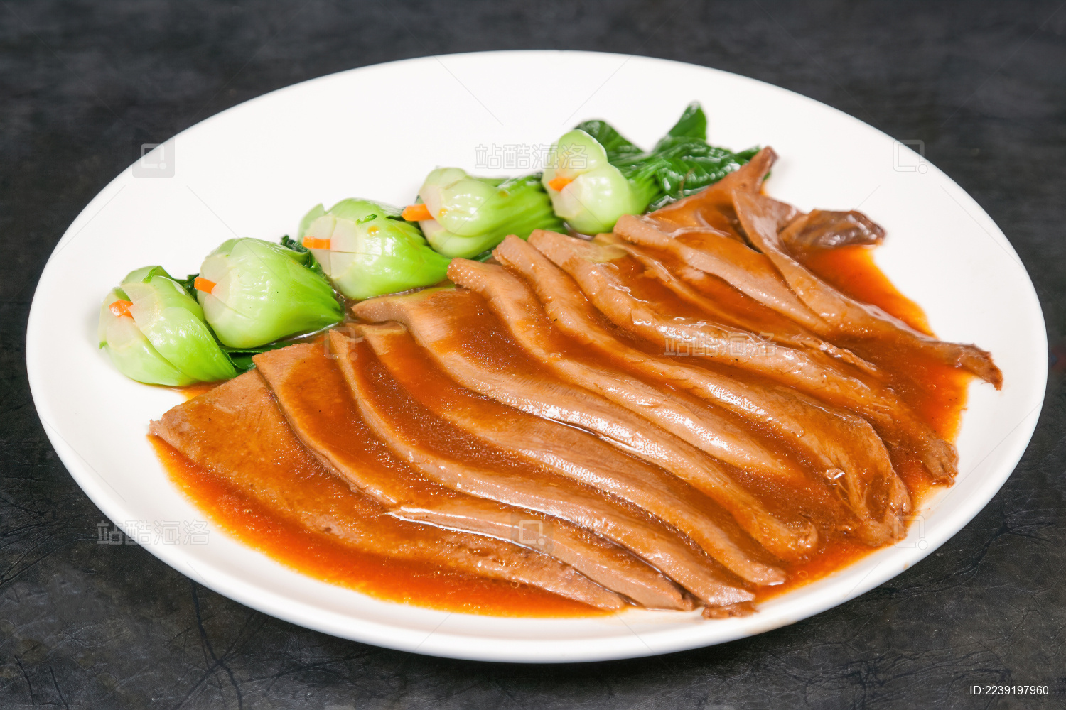 中餐美食-热菜-扒口条