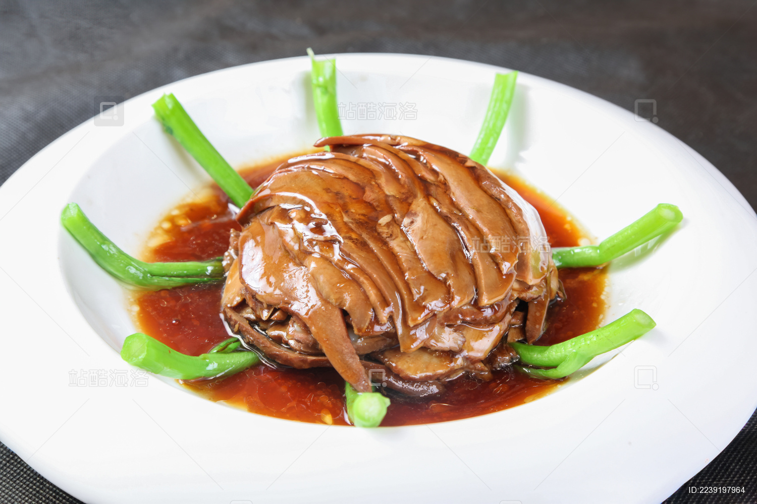 中餐美食-热菜-扒口条