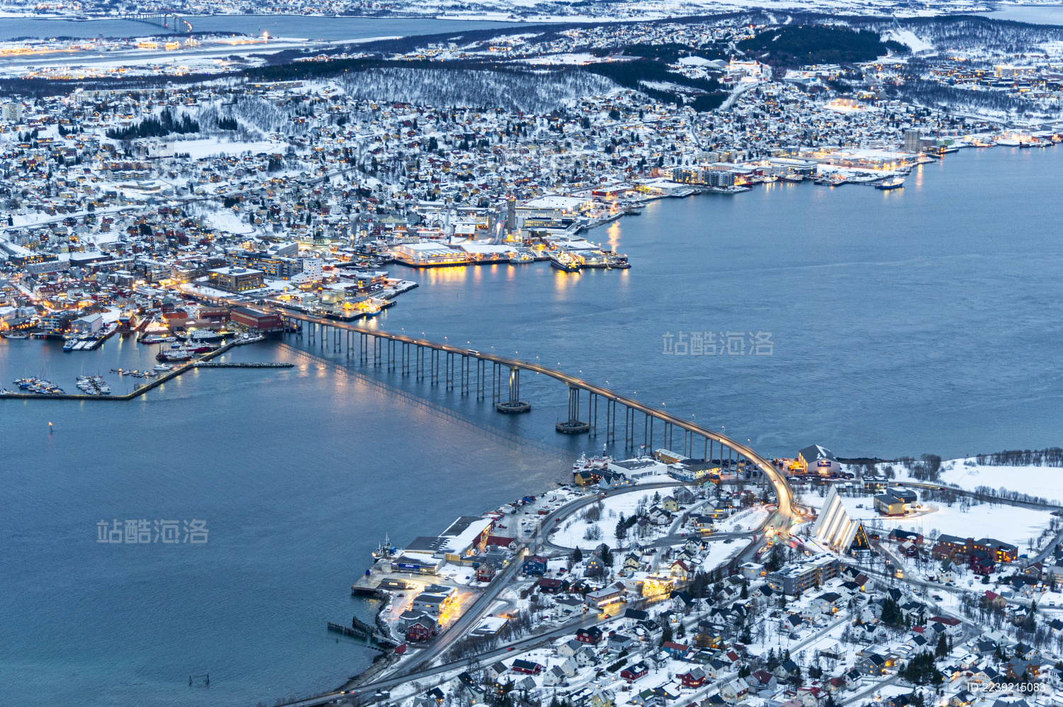 挪威特罗姆瑟城市风光