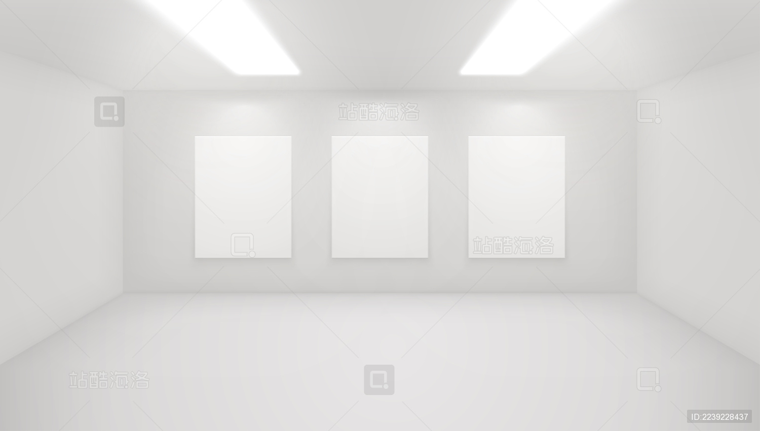 室内展区创意设计模板