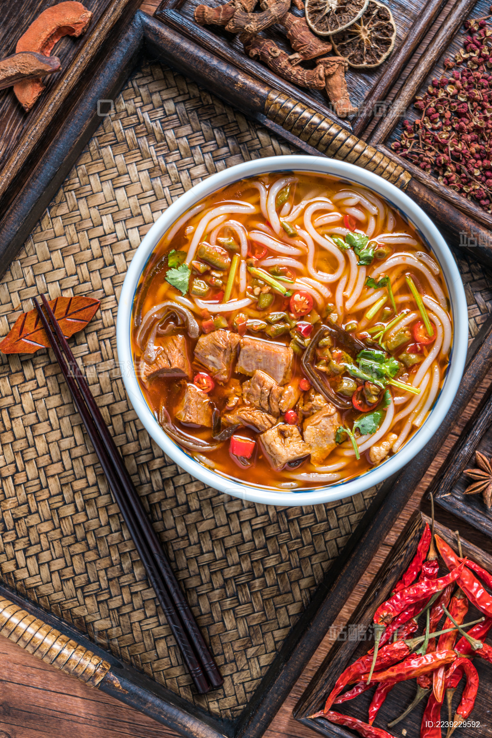 中国湖南常德美食常德米粉