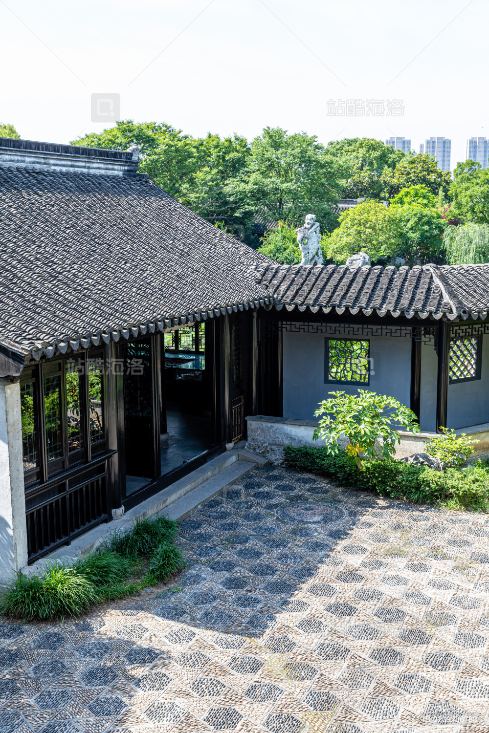 中国江苏苏州木渎古镇虹饮山房