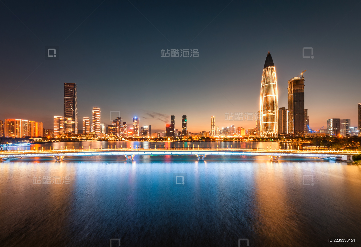 深圳市南山区人才公园天际线