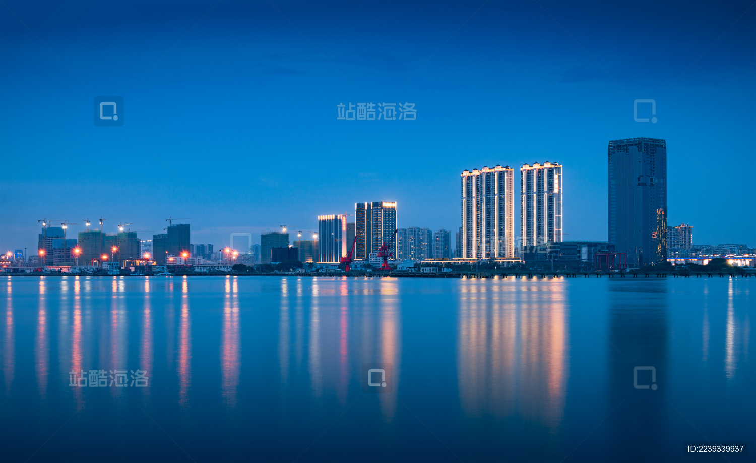 中国广东省汕头市城市夜景