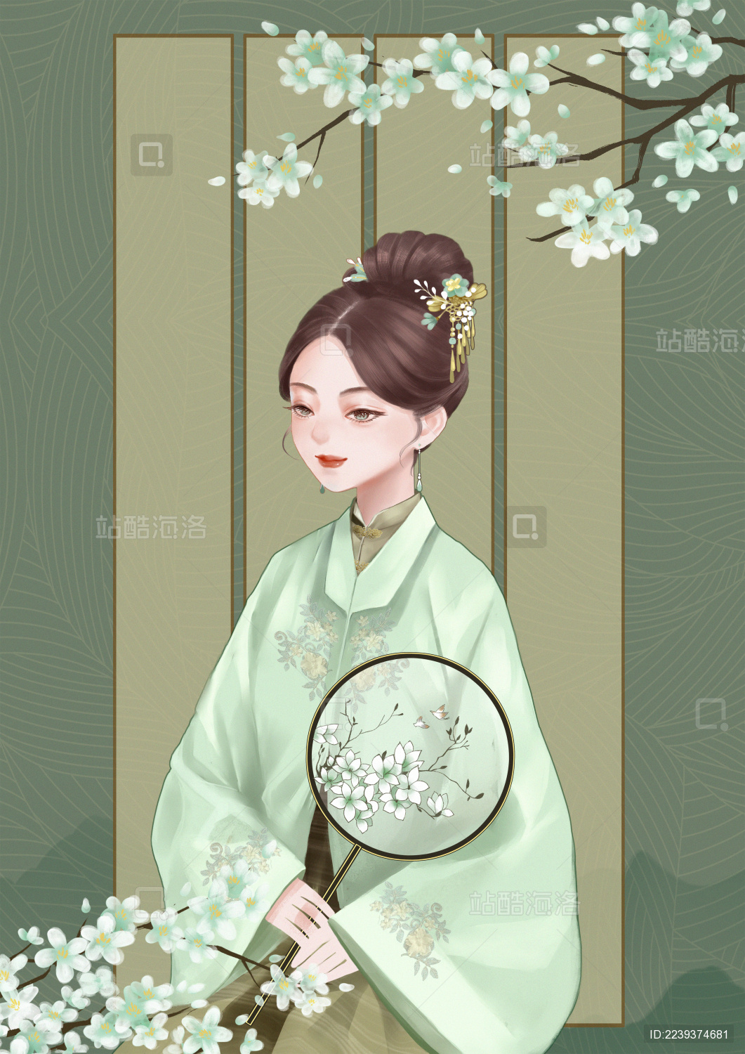 温柔婉约的古代女子