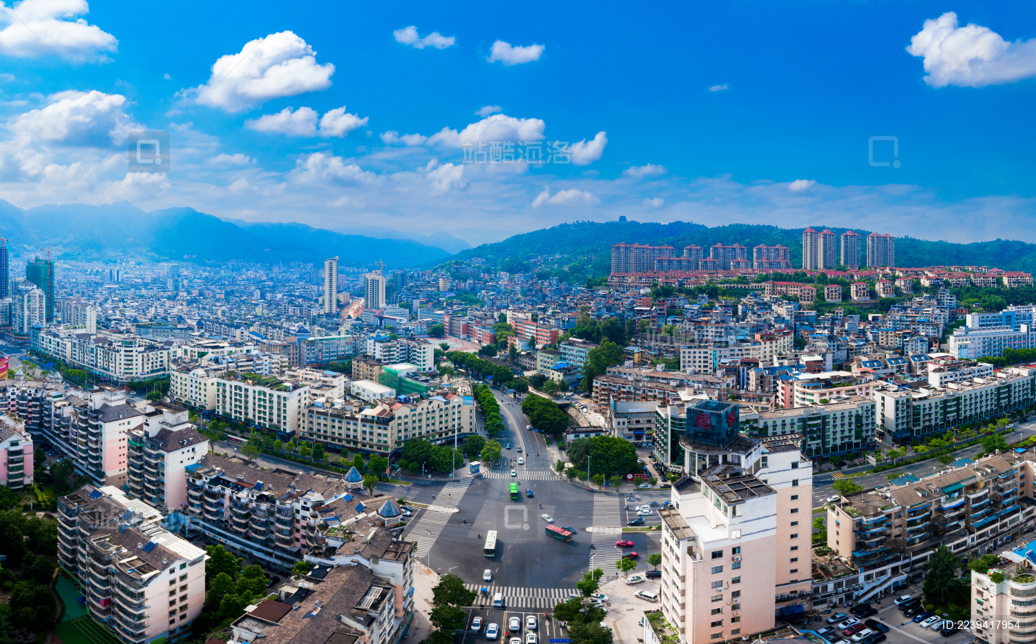 中国福建省宁德市城市风光