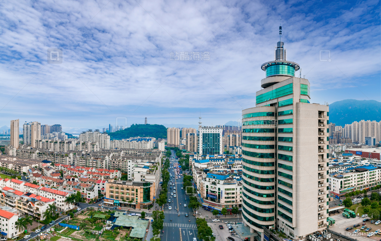 中国福建省宁德市城市风光