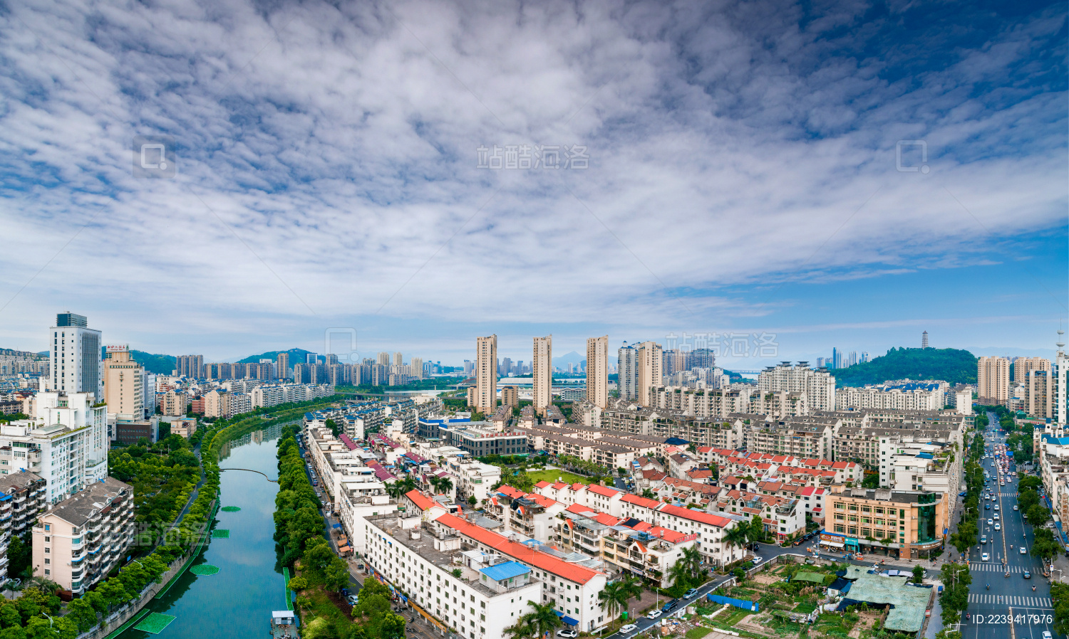 中国福建省宁德市城市风光