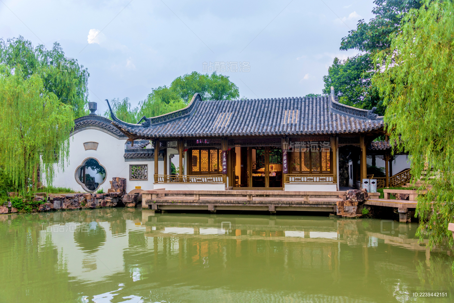 中国江苏扬州瘦西湖风景区静香书屋