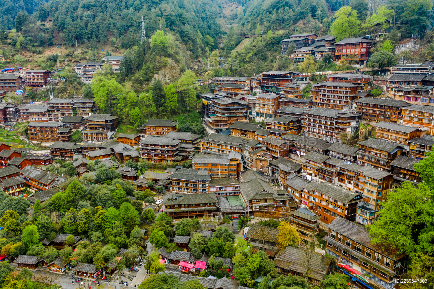 中国贵州省黔东南西江千户苗寨