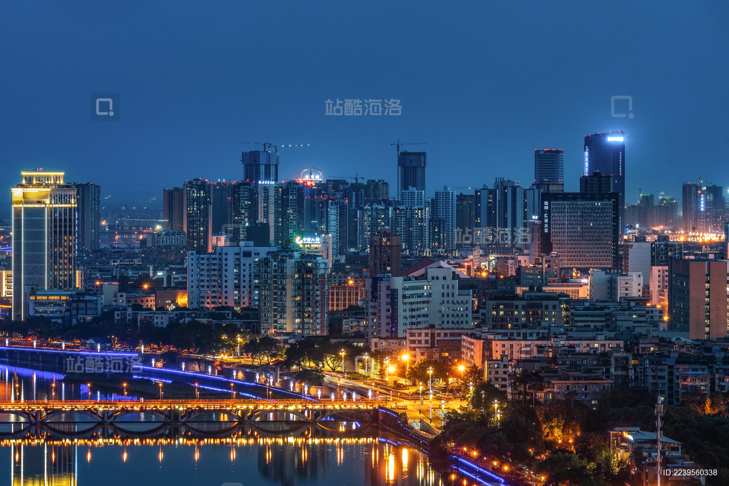 四川省德阳市旌阳区夜景