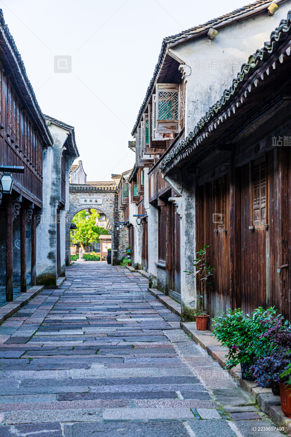 中国浙江嘉兴桐乡乌镇景区风光