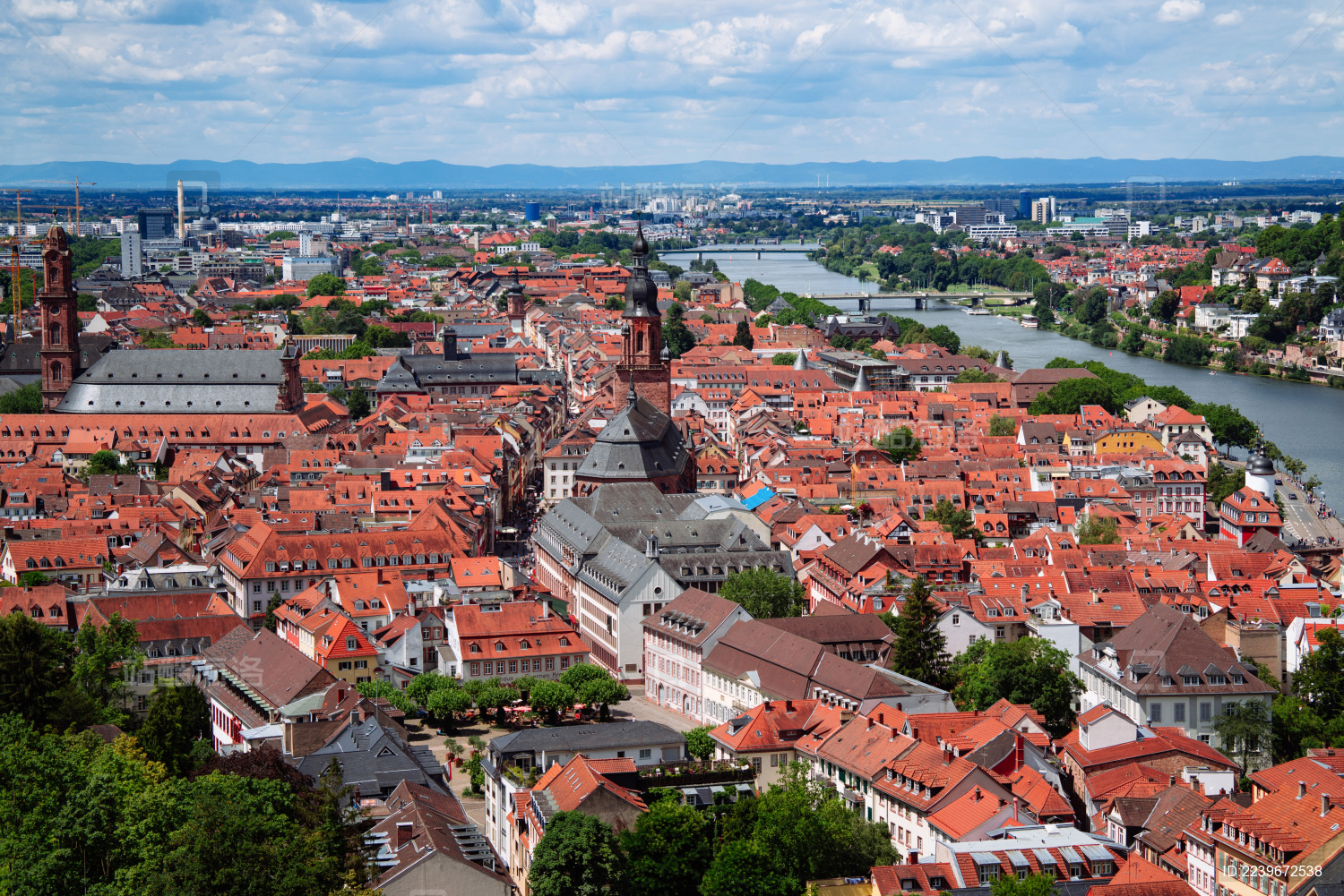 德国海德堡 历史名城 位于巴登符腾堡州