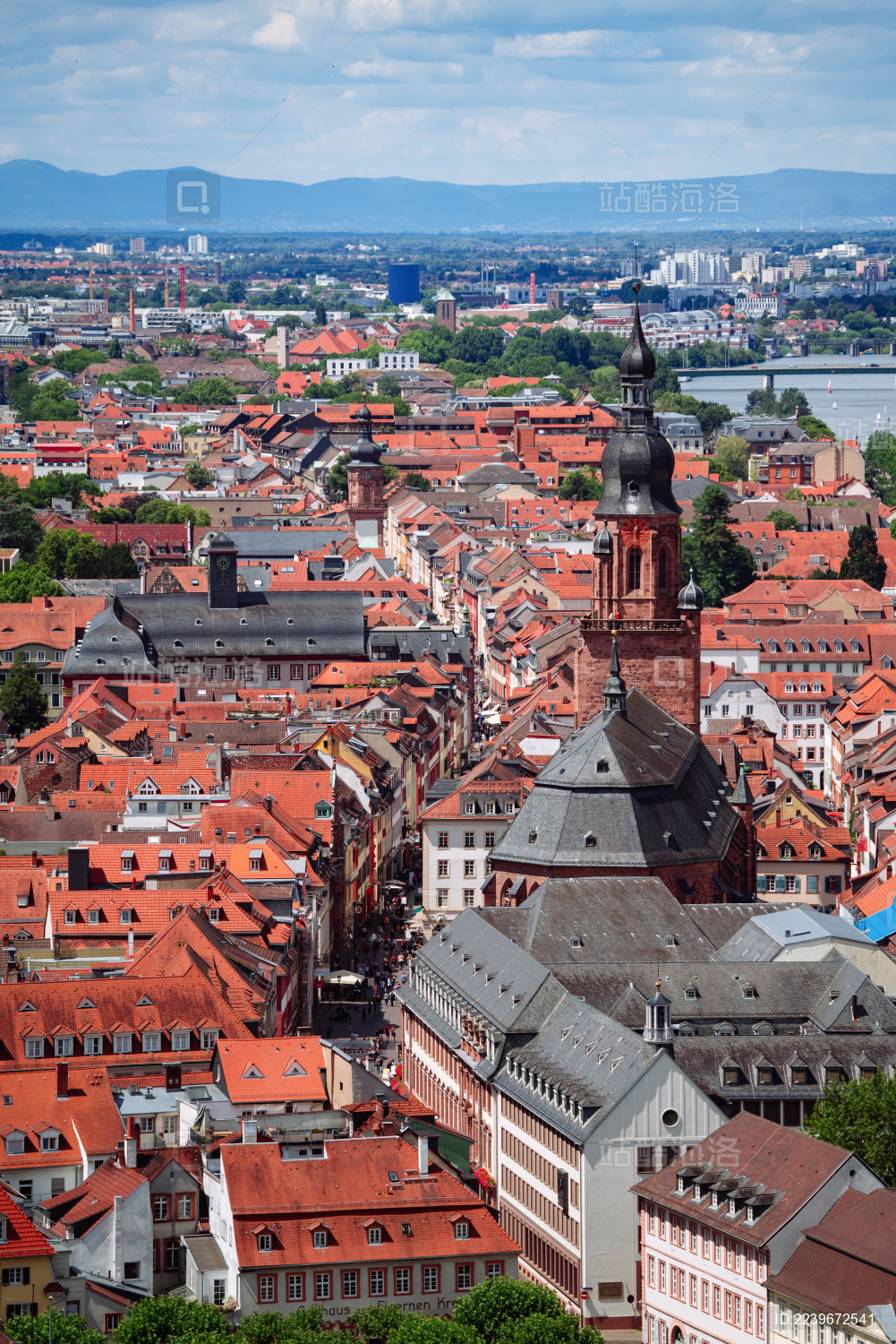 德国海德堡 历史名城 位于巴登符腾堡州