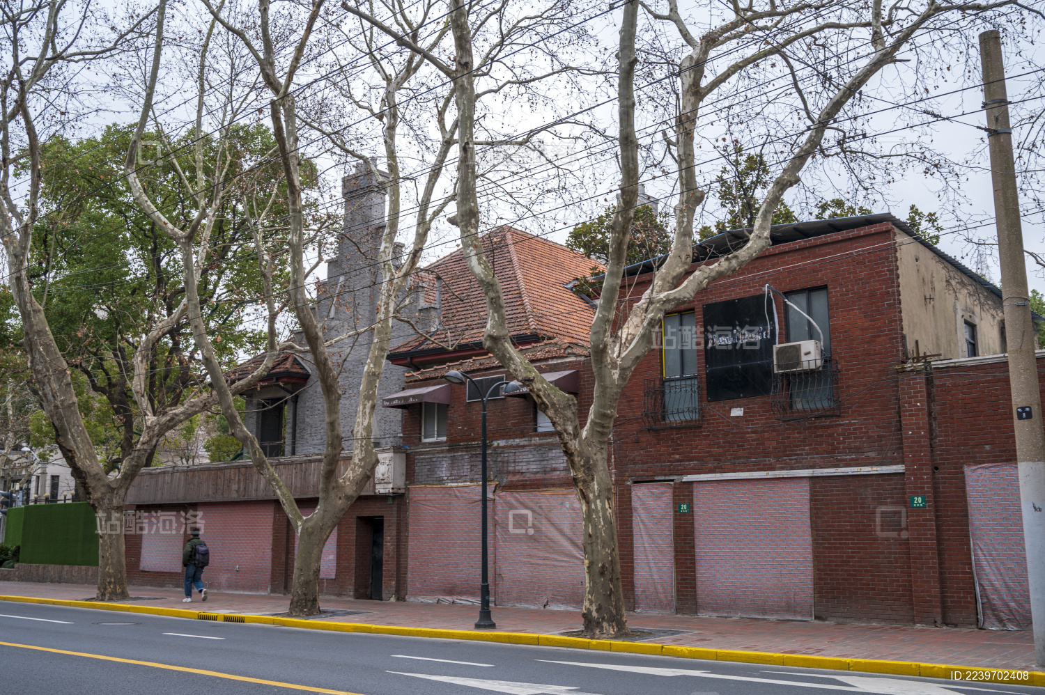 上海徐汇老城区的旧别墅老洋房