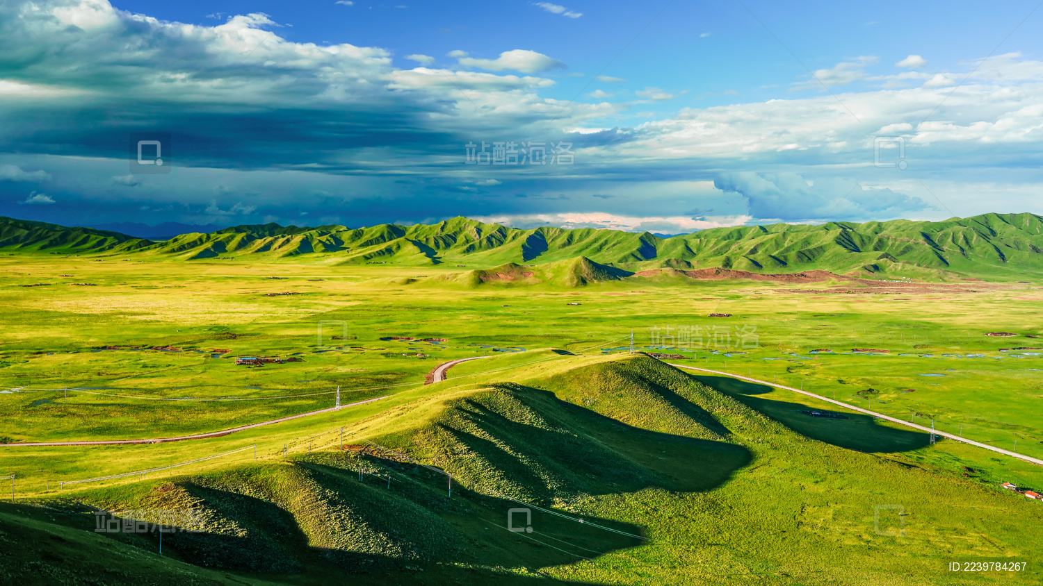 中国四川阿坝藏族自治州九曲黄河第一湾景区
