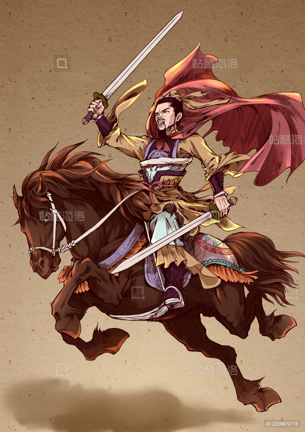 古代骑马的勇士 - 全部作品 - 素材集市