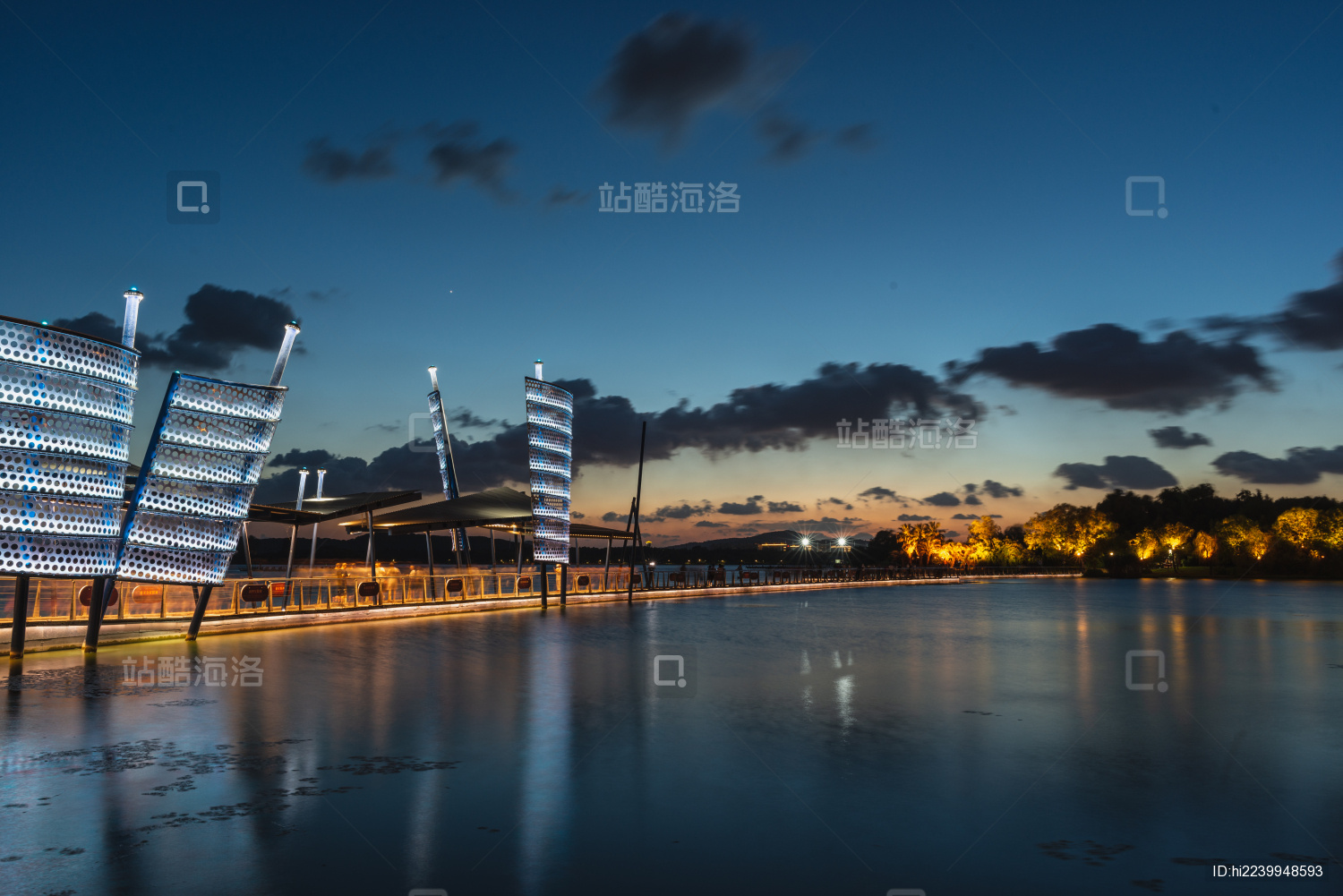 蠡湖之光夜景广角