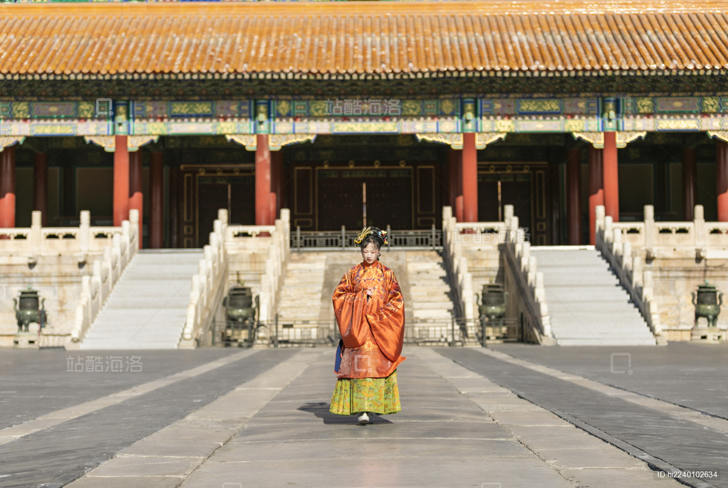 古风故宫汉服人像