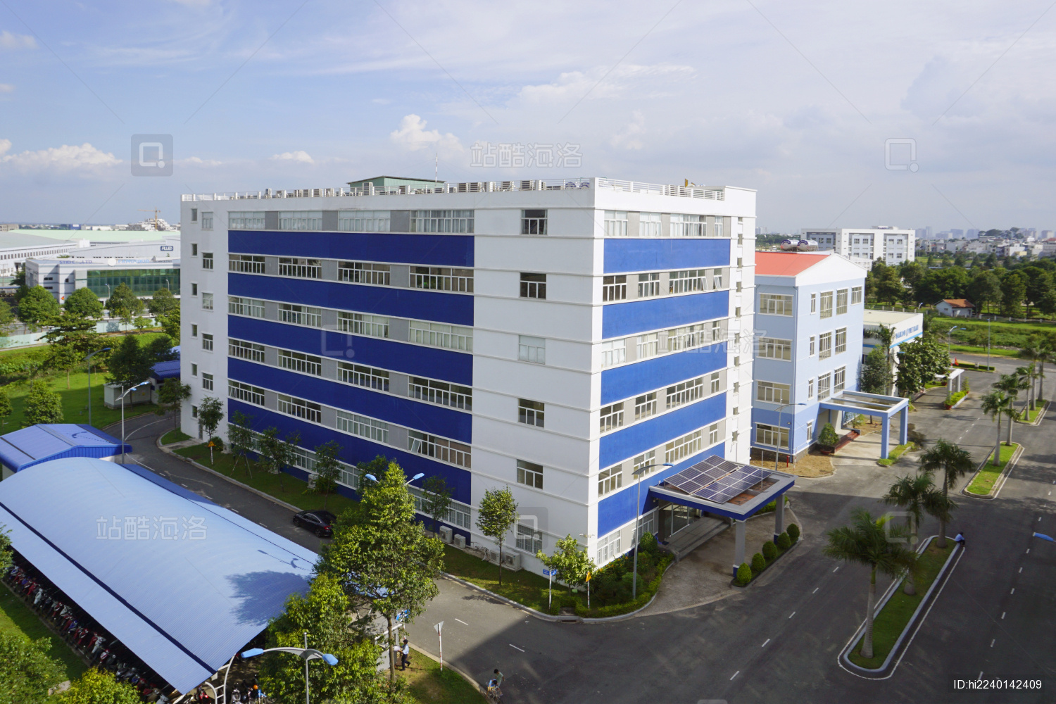 越南胡志明市高技术工业区SHTP园区俯瞰