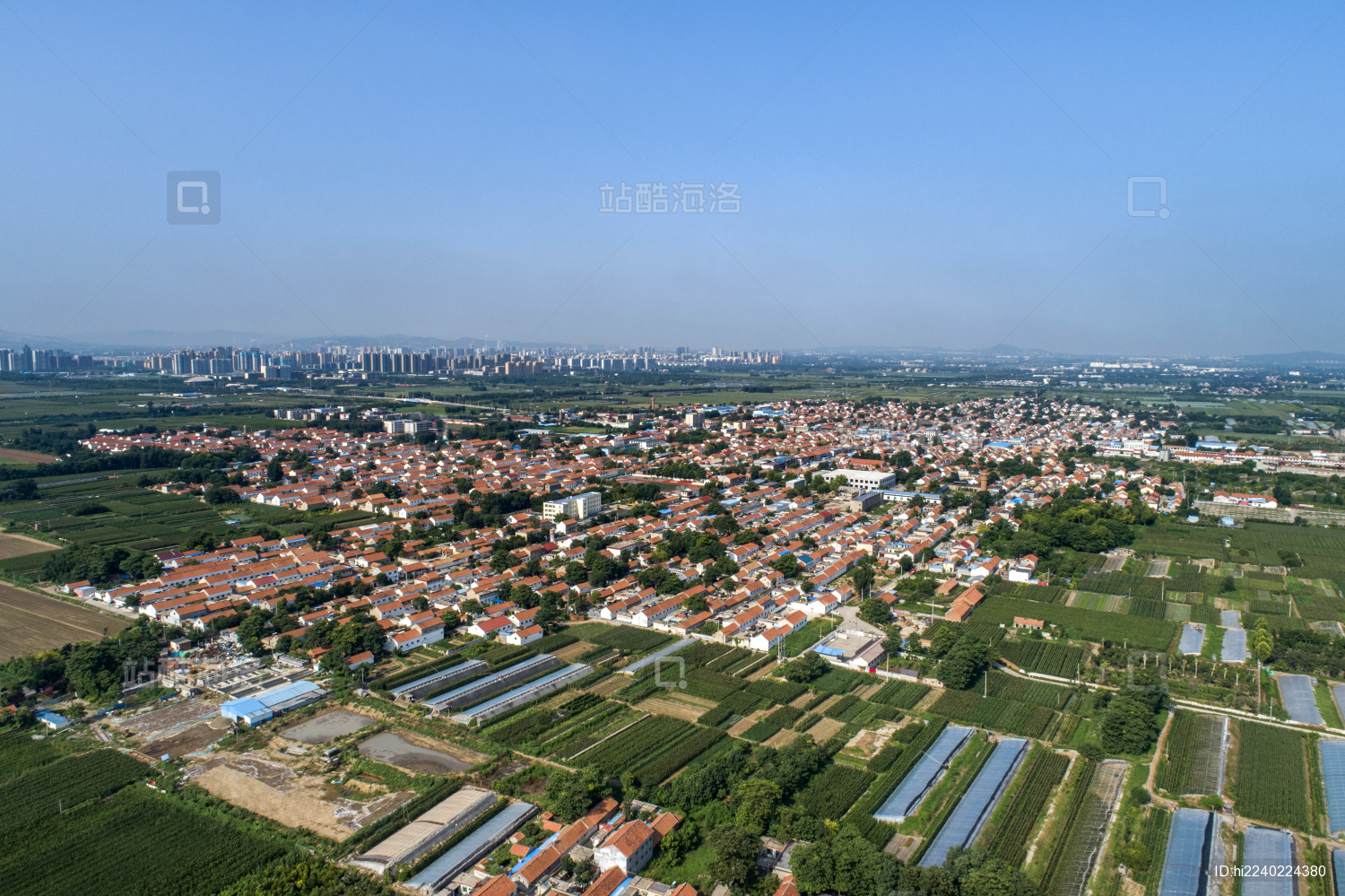 中国山东淄博临淄乡村风光