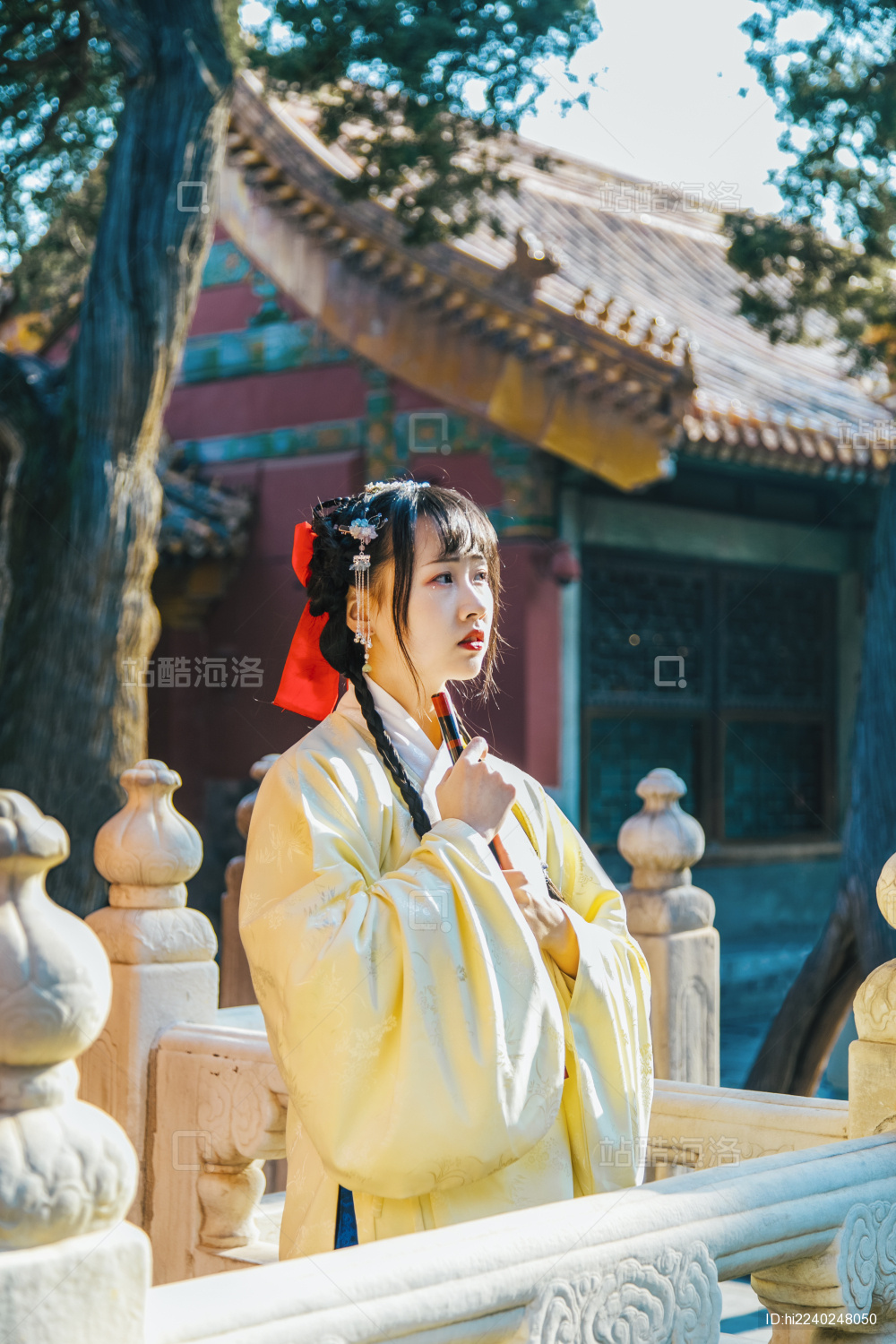 故宫古风汉服女性人像