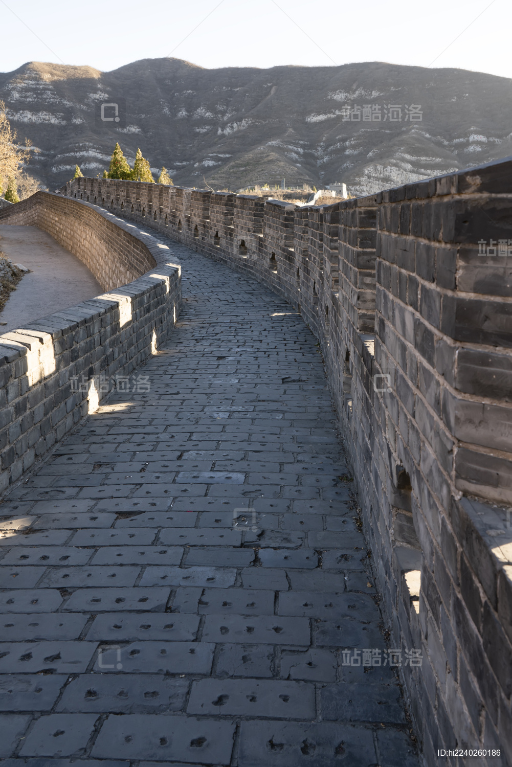 中国山西阳泉市平定县娘子关风景区长城