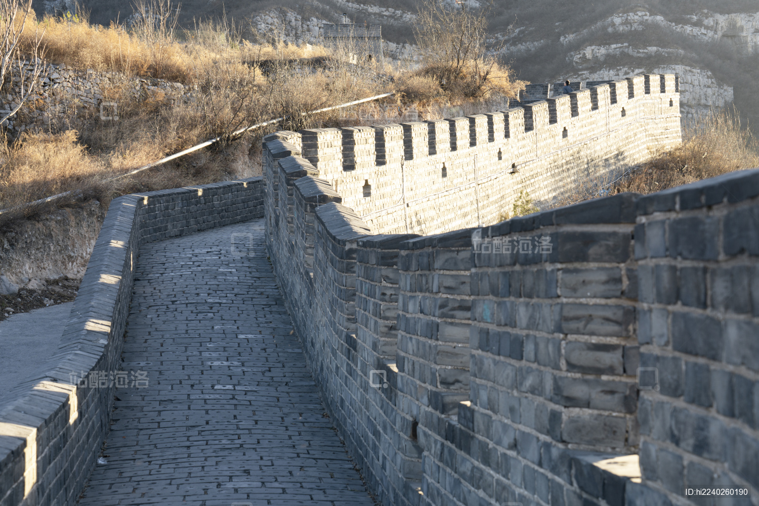 中国山西阳泉市平定县娘子关风景区长城