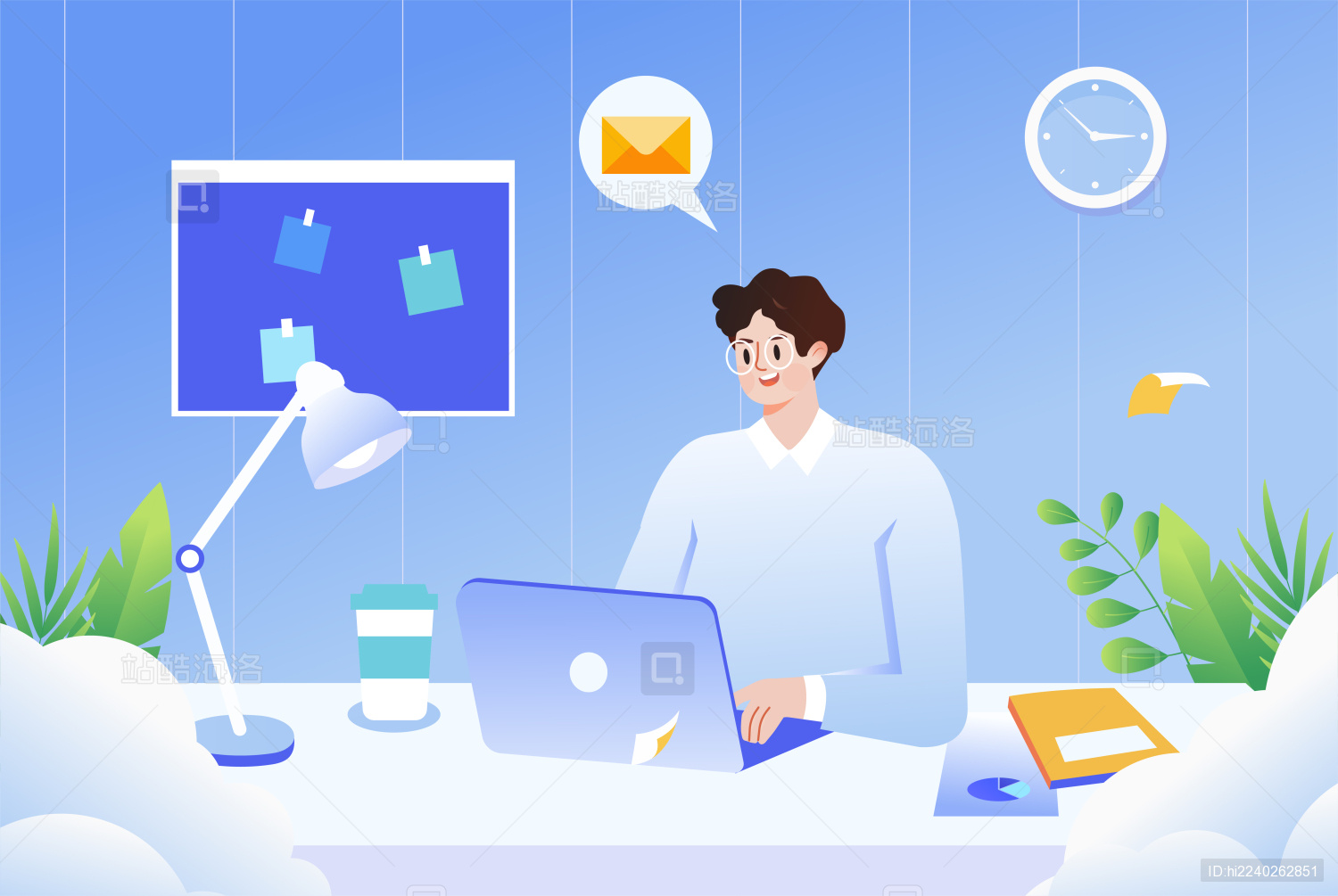 白领日常处理工作