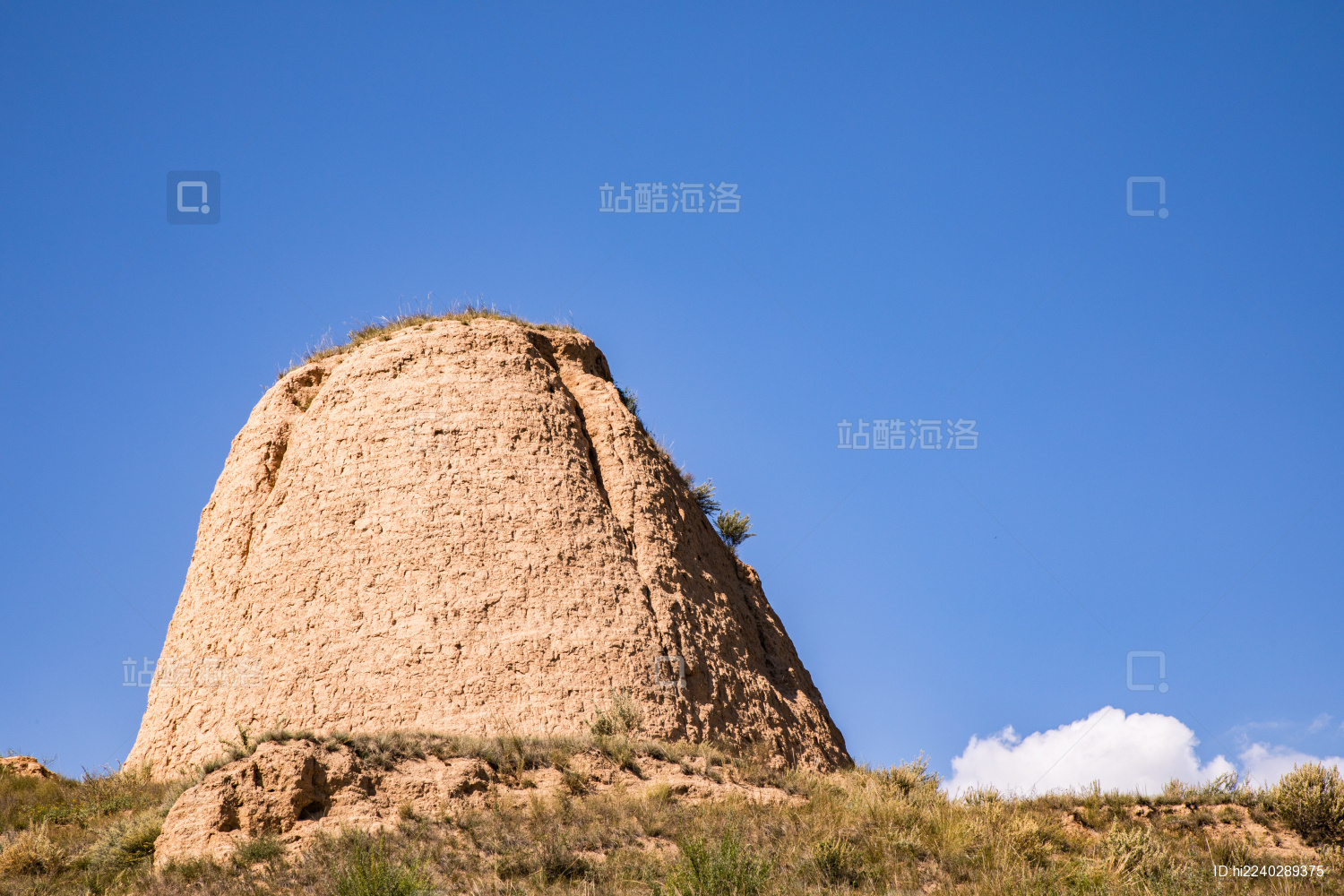 中国山西大同新平堡长城遗址